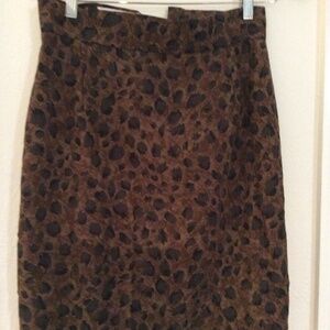 Isabelle Ardee animal print skirt